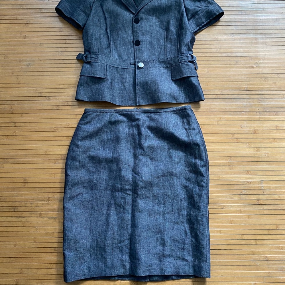 Calvin Klein Short Sleeve Gray suit